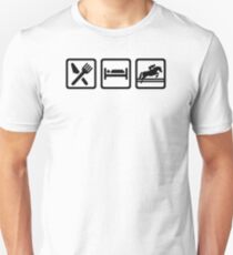 Eat sleep show jumping Unisex T-Shirt