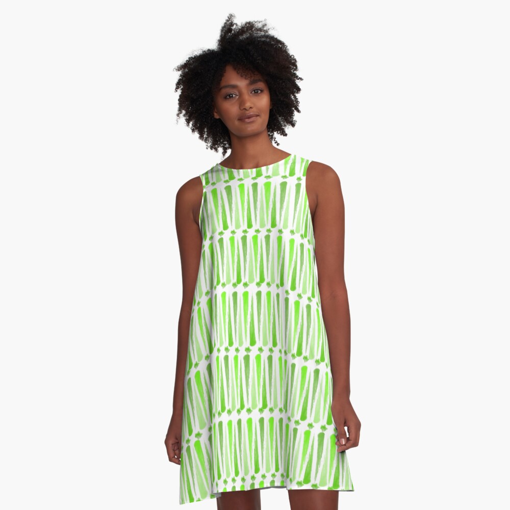 Spring Matting A-Line Dress