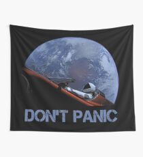 DON'T PANIC Starman Wall Tapestry
