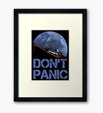 NICHT PANIK Starman Gerahmtes Wandbild