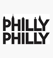 Philly Philly Skyline Photographic Print