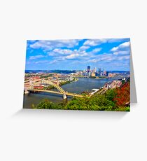 Tarjeta de felicitación Pittsburgh Pennsylvania HDR