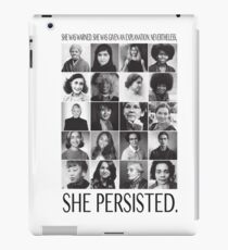 Nevertheless, She Persisted iPad Case/Skin