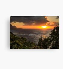 Bali Hai Sunset Canvas Print