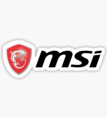 MSI Logo Merchandise Sticker