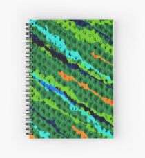 Knitted Blue Spiral Notebook