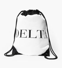 Delta Sorority Drawstring Bag