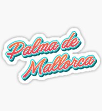 Palma de Mallorca es Typography Sticker