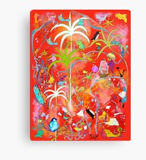 Globetrotting Penguin Canvas Print