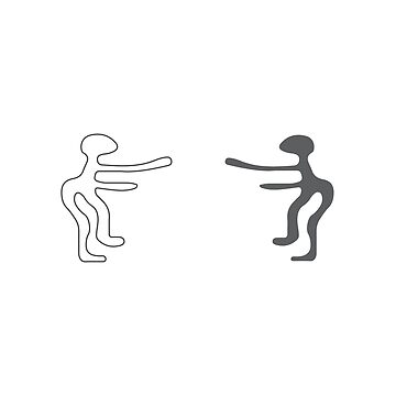 Groove Battle Dancing Stickman -They're Groovin'-Cbat- Meme | Magnet