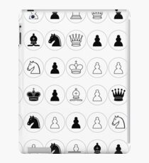 #Chess piece, #chessman, #king, #queen, #rooks, #bishops,  #knights, #pawns, #ChessPiece, #ChessBoard iPad Case/Skin