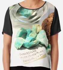 Amazonite Spill Amelia, Virginia Chiffon Top