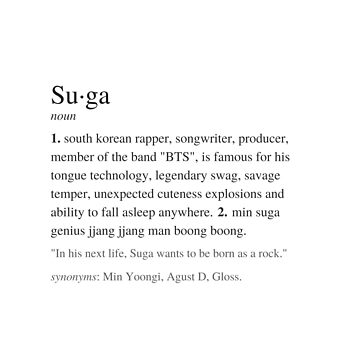 Know your bias - Suga\