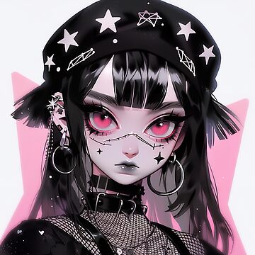 Goth Anime Girl Png, Transparent Png , Transparent Png Image - PNGitem