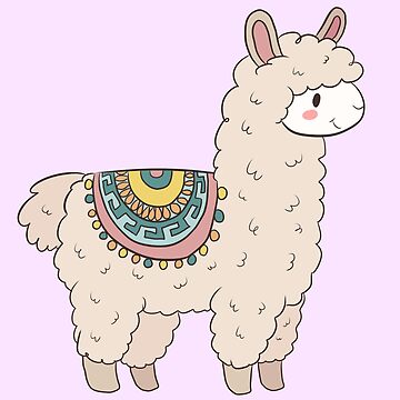 Llama, cute animal, cute Llama, kids' Sticker