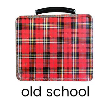 Vintage Classic School Plaid Thermos