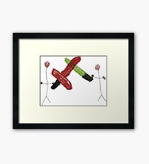 Star Fights Framed Print