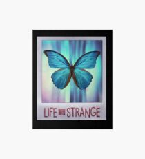 Life is Strange Butterfly Photo Art Board
