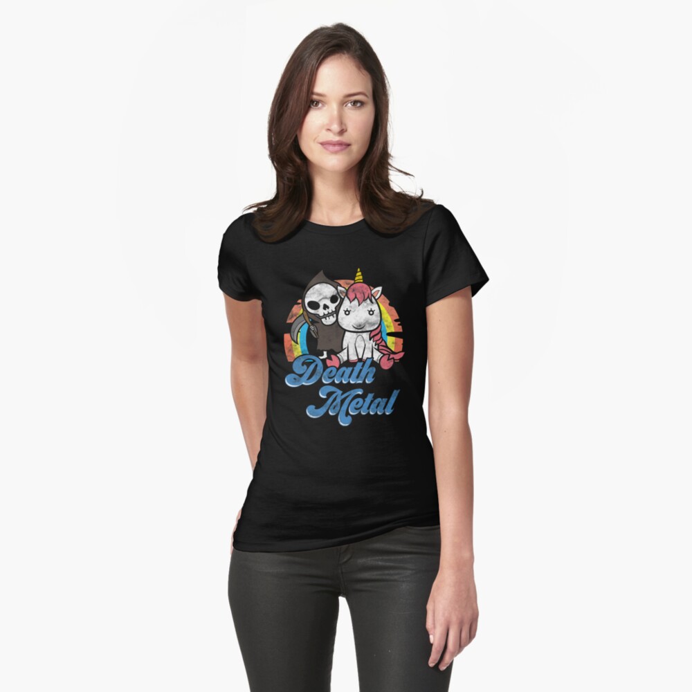 death metal unicorn t shirt