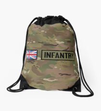 British Flag: Infantry Drawstring Bag