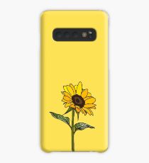Ästhetische Sonnenblume Hülle & Klebefolie für Samsung Galaxy