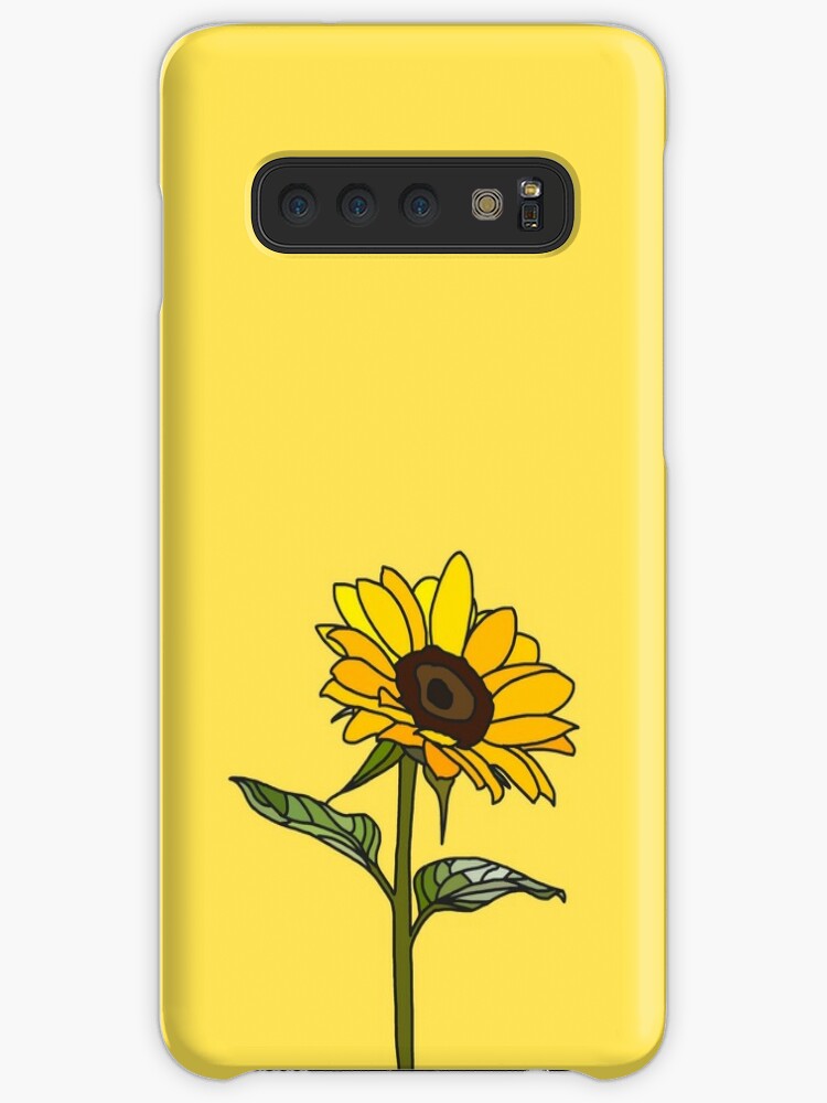 Yellow field Samsung S10 Case