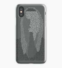 Eminem Lyric Portrait iPhone Case