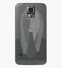Eminem Lyric Portrait Case/Skin for Samsung Galaxy