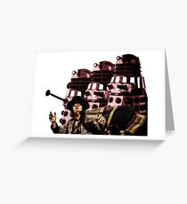 Doctor Who and the Daleks Greeting Card