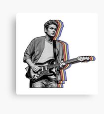 John Mayer überlagert Leinwanddruck