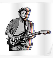 John Mayer Layered Poster