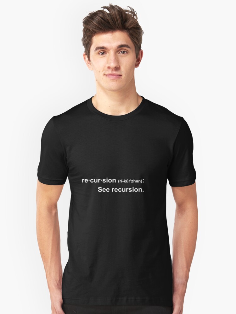 Alternate view of Recursion - dark tees Slim Fit T-Shirt