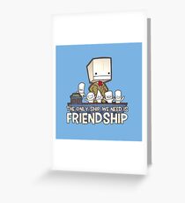 Friendship is the best ship Greeting Card