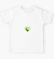Beyond Rare Badge - Green & Gold Kids Tee