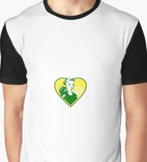 Beyond Rare Badge - Green & Gold Graphic T-Shirt