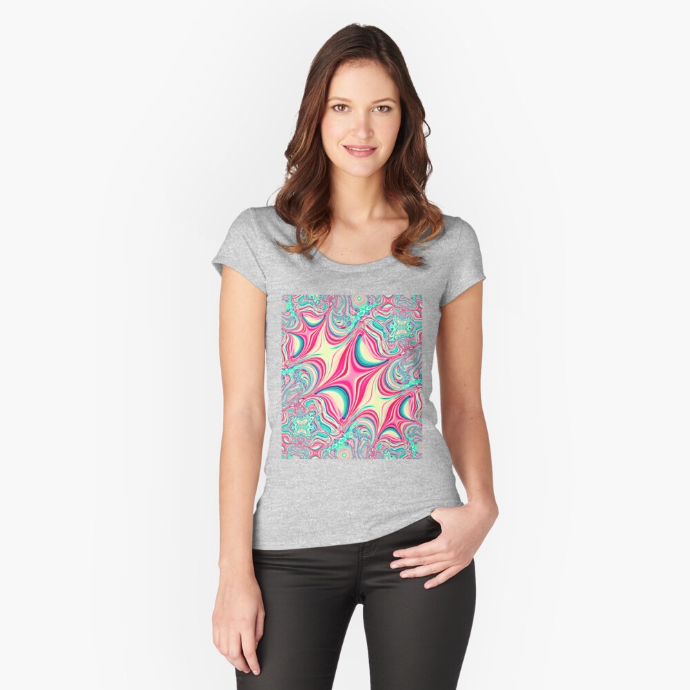 Funky, Funky, Dance, Dance Fitted Scoop T-Shirt
