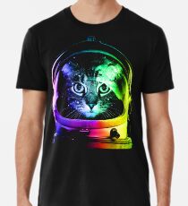 Astronaut Cat Men's Premium T-Shirt
