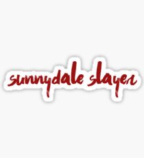 Sunnydale Slayers Buffy & Faith - Buffy the Vampire Slayer, BtVS, 90s, Joss Whedon, Giles, The Gentlemen, Willow, Xander, Anya, Giles Sticker