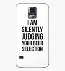 Stillschweigend Ihre Bierauswahl Snob Ipa Craft Joke Tee beurteilen Hülle & Klebefolie für Samsung Galaxy