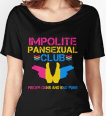 Impolite Pansexual Club Women's Relaxed Fit T-Shirt