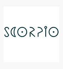 Scorpio Photographic Print