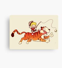 Calvin and Hobbes Canvas Print
