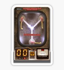 Steampunk rustic Flux capacitor Sticker