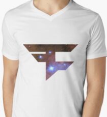 Faze space Men's V-Neck T-Shirt