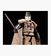 Templar Knight - Red Cross Photographic Print