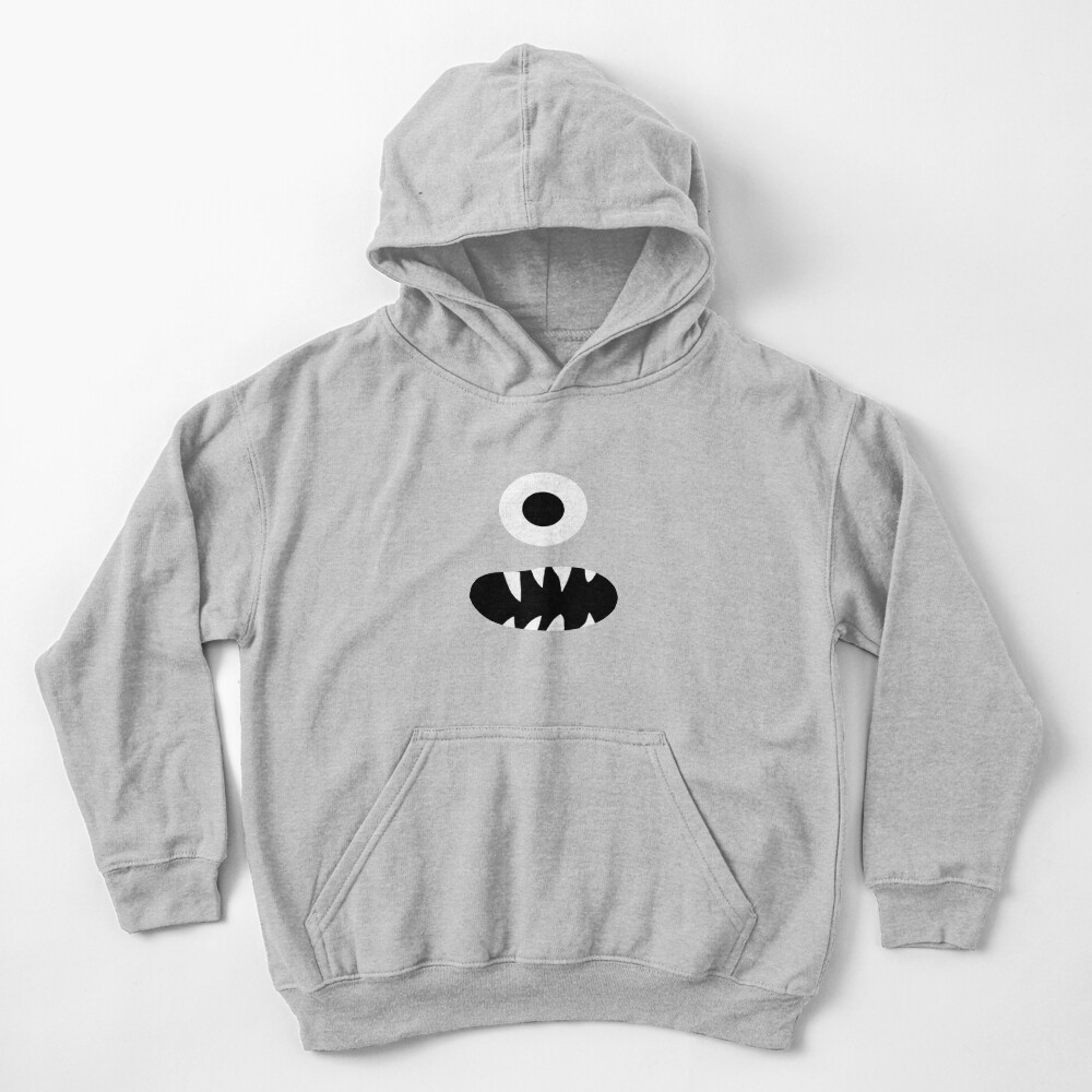 monster face hoodie