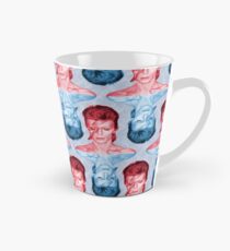 Red & Blue David Bowie by Cupcakes and Chopsticks Tall Mug