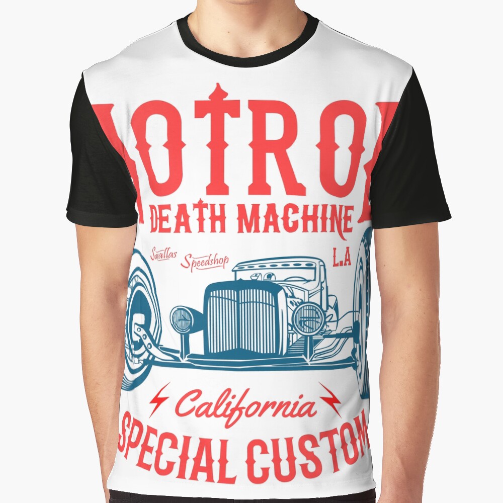 Hot Rod Death Machine Grafik T-Shirt