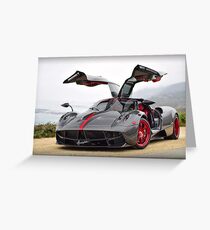 Pagani Huayra Vulcan Greeting Card