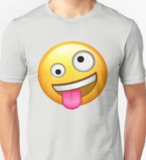 Crazy Face Emoji Unisex T-Shirt